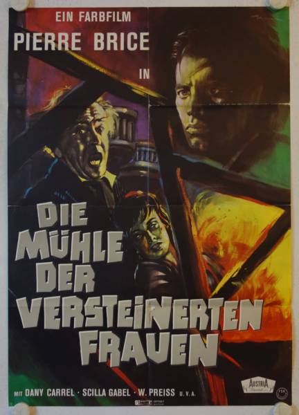 Die Mühle der versteinerten Frauen originales deutsches Filmplakat